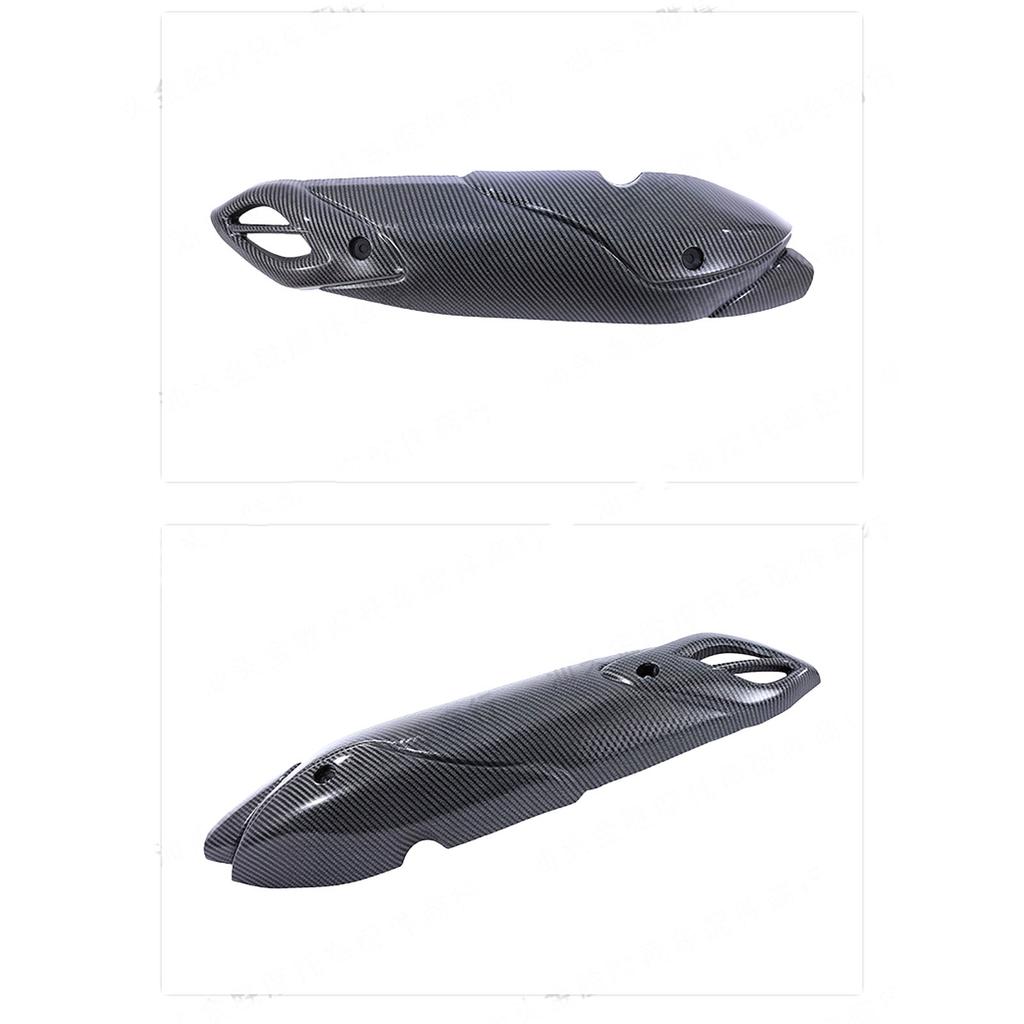 Quick Install Exhaust Guard for NMAX155 2025 Motorcycle Using ABS Material and Original Screws for Perfect
