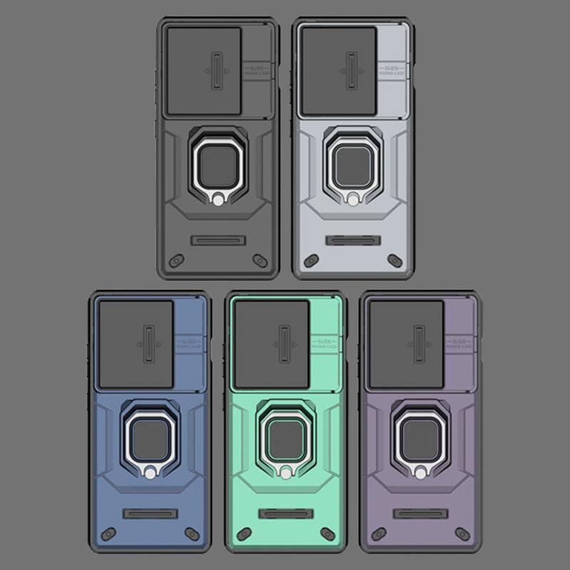 For OnePlus Ace 3 Pro Cover Ace 3 Pro 5G Case 6.78 Inch Lens Sliding Window Protector Armor Shockproof Holder Magnetic Bumper