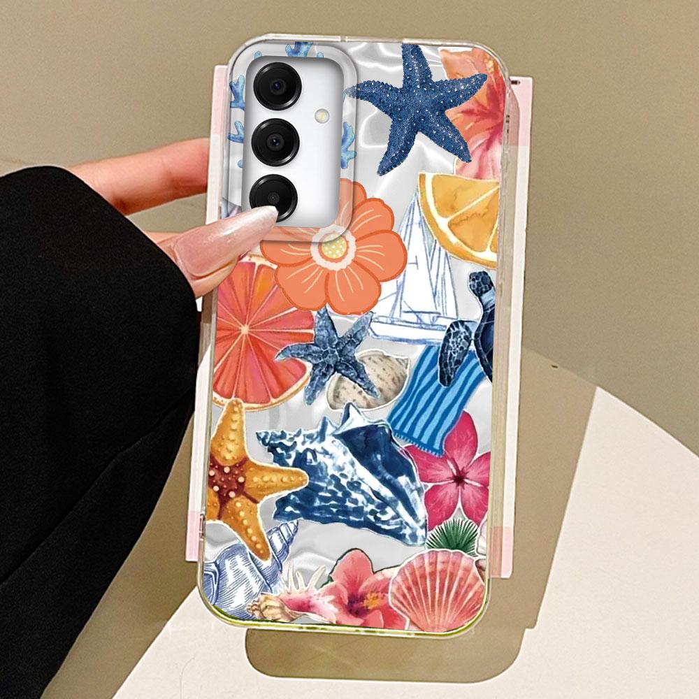 Summer Fruit Sun Face Women Phone Case for Samsung Galaxy A55 A07 A17 A56 A36 A26 A16 A53 A06 A14 A24 A34 A54 A15 A25 A35 Cover