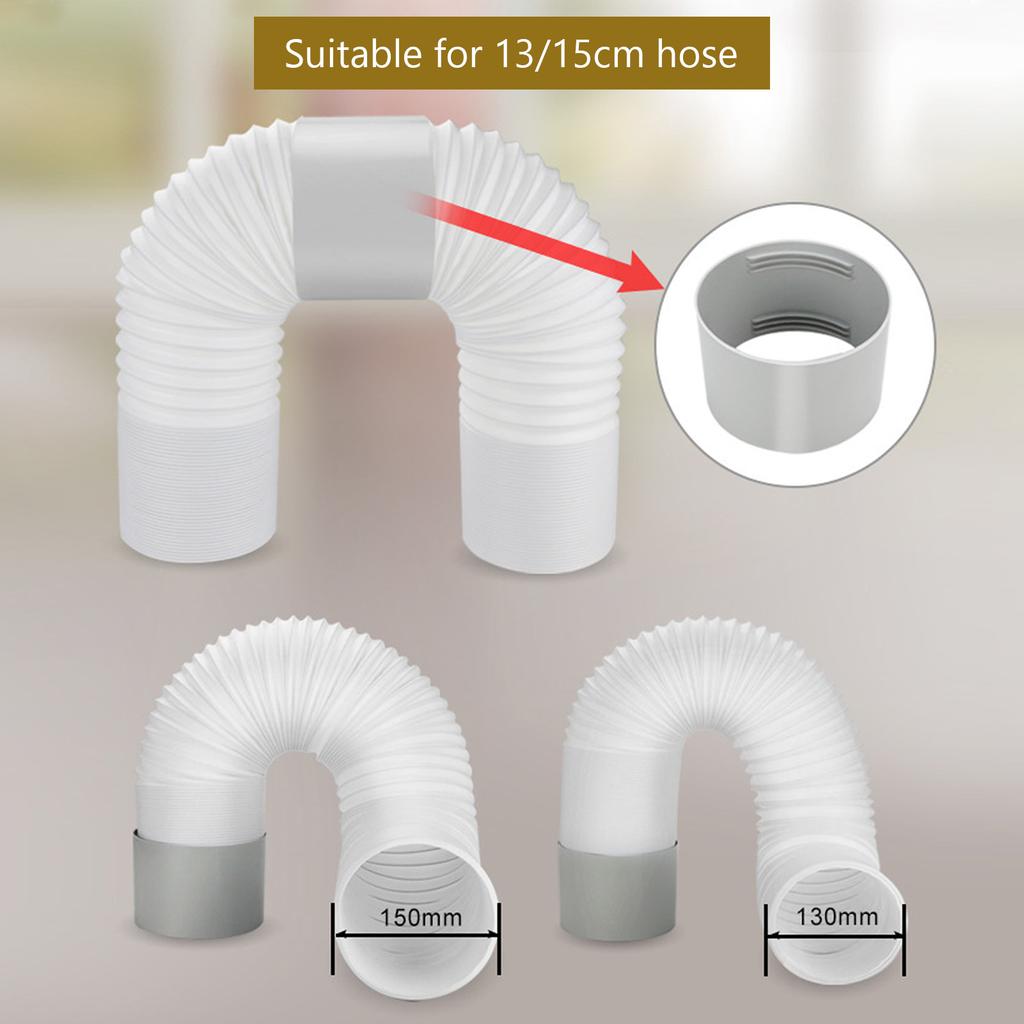 Portable   Conditioner Exhaust Hose Coupler CW CCW Thrd AC Coupling Extension Connector