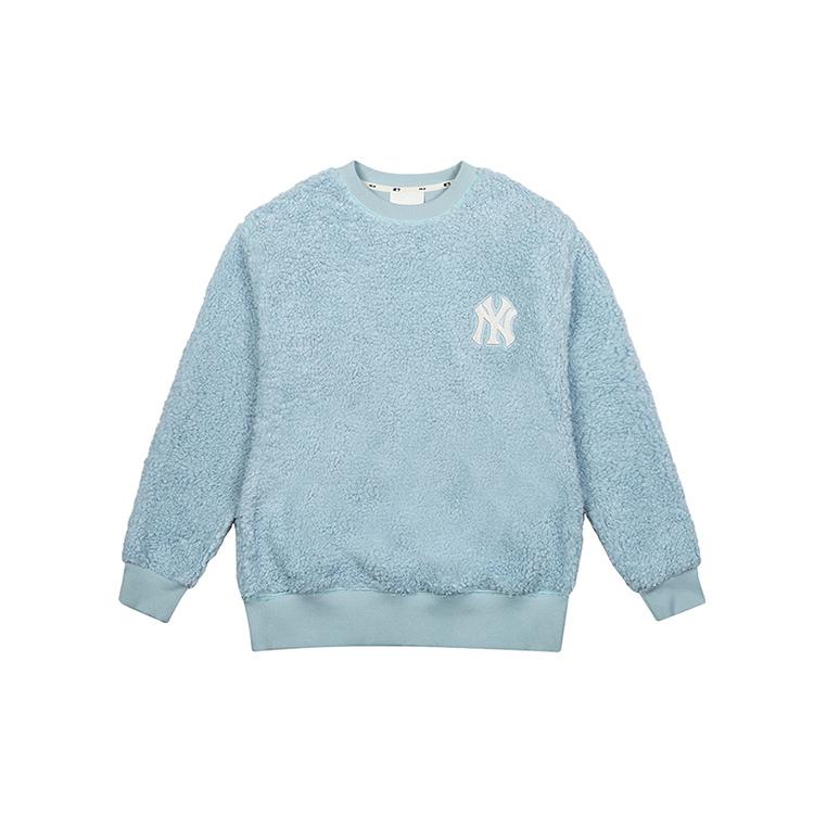 New MLB New York Yankees Sweatshirts Unisex Blue 31MTF2061-50T
