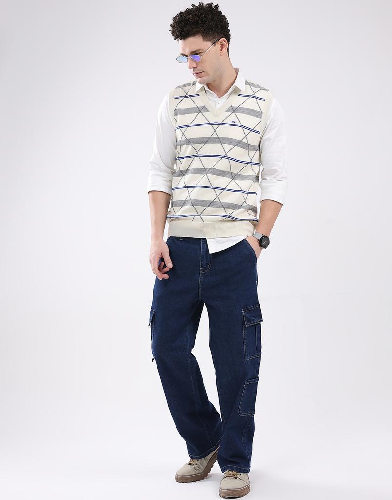 Monte Carlo Men's V Neck Sleeveless Sweater