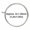 10PCS Round Open Frame Pendants Smooth Edges Open Bezel Pendants  Keychain Making