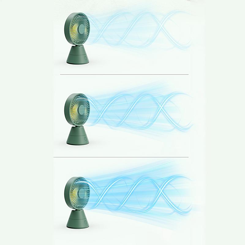 Personal Desk Fan 3 Speeds Personal Cooling Fan Lightweight Multifunctional Hot Weather Must Have For Picnic Table Bedside