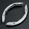 2pcs Car Accessories Carbon Fiber Non-Slip Steering Wheel Cover For Ford Focus Mondeo Kuga Fiesta MK7 Escort Explorer Edge 2 4 MK2 MK4