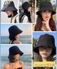 Bucket Hat for Large Sun UV UV Bucket Hat for Small Cute [INSOCUT] Women, Black, Size, Protection, Protection, Deep, Stylish, Black, Protection, 60cm,