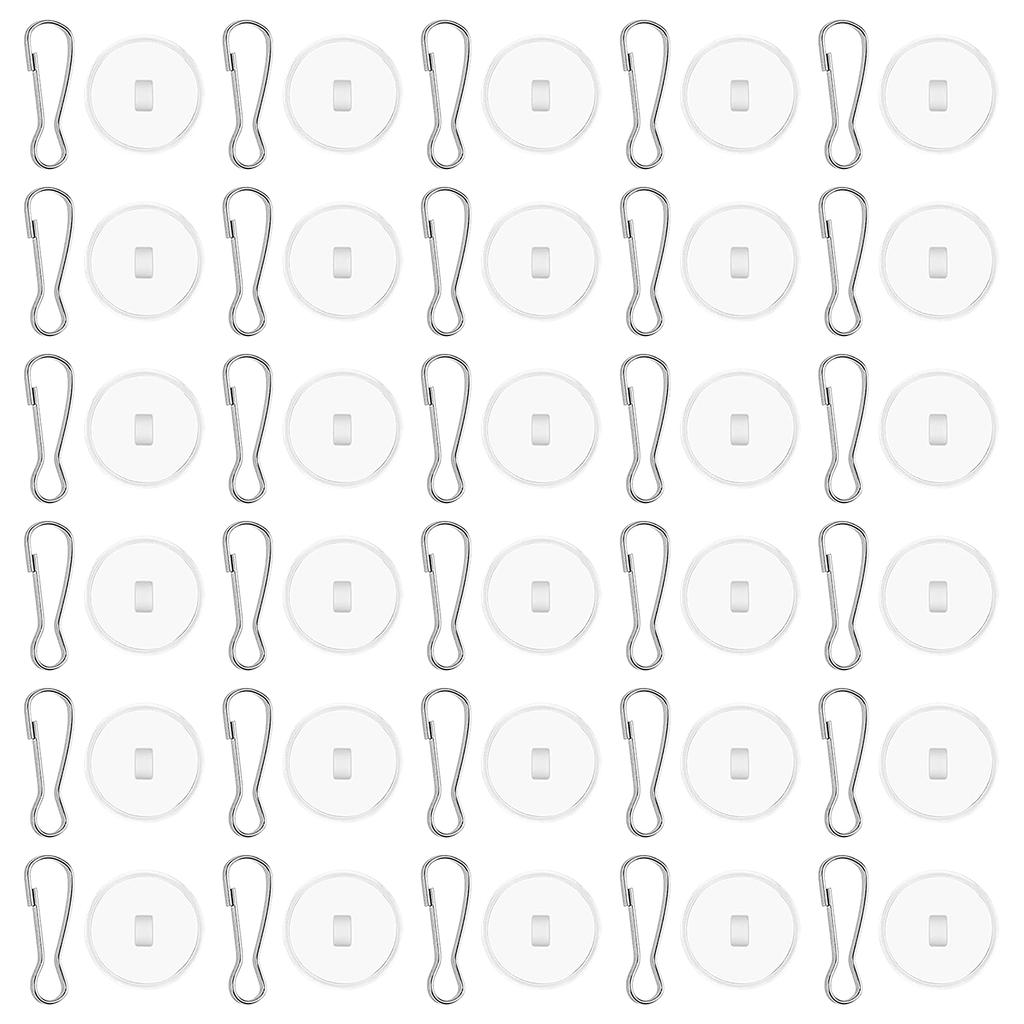 30Pcs Removable Ceiling Hooks for Hanging Festival Decorations Practical Clear Sticky Hooks Damage Frees Wall Hangers