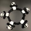 Plush Panda Stickers, Adorable Black & White Fabric Panda Decorations, No Power Required, for Vines Walls and Gifts, Home or Party Decoration