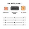 Diagnostic Scan Cable Easy Plugs & Play Accurate Diagnostics for Motorbike with 6+4 Pin Interfaces User Friendly Design