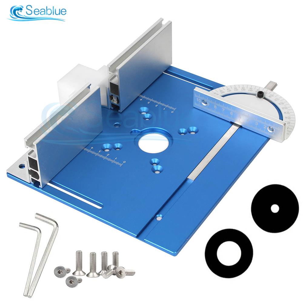 

Aluminum Milling Machine Insertion Board Woodworking Trimmer Electric Woodworking Milling Flip Board Diy Woodworking Benches