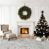 Christmas Decorations Hand-Feel Material Upside-Down Wreath Courtyard Door Hanging Decoration Simulation Home Decorations