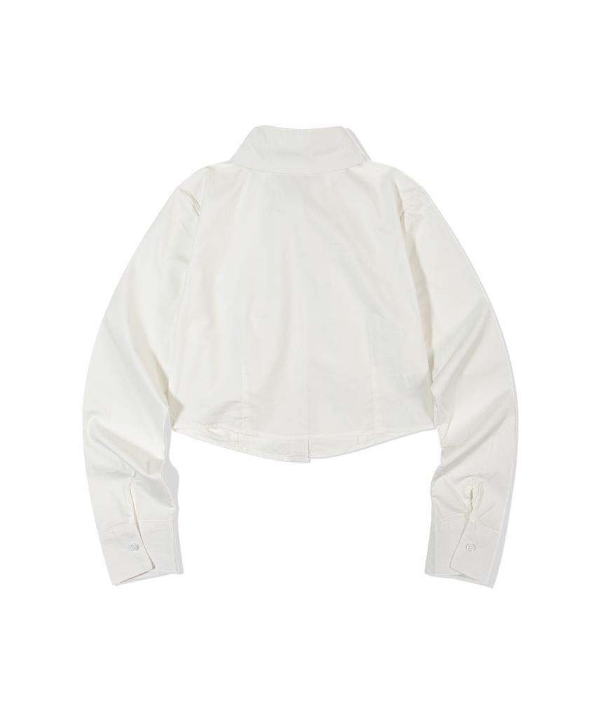 MOAA Luchid Wave Crop Shirt (White)