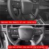 Cornice Decorativa Pulsante Trim Volante Auto Copertura Adesivo in Plastica ABS Accessorio Interno Per Mitsubishi Outlander -2024