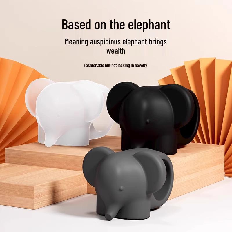 Anti-Collision Silicone Rubber Door Stopper - Punch-Free, Soft, Fixed Rear Door Handle Protection