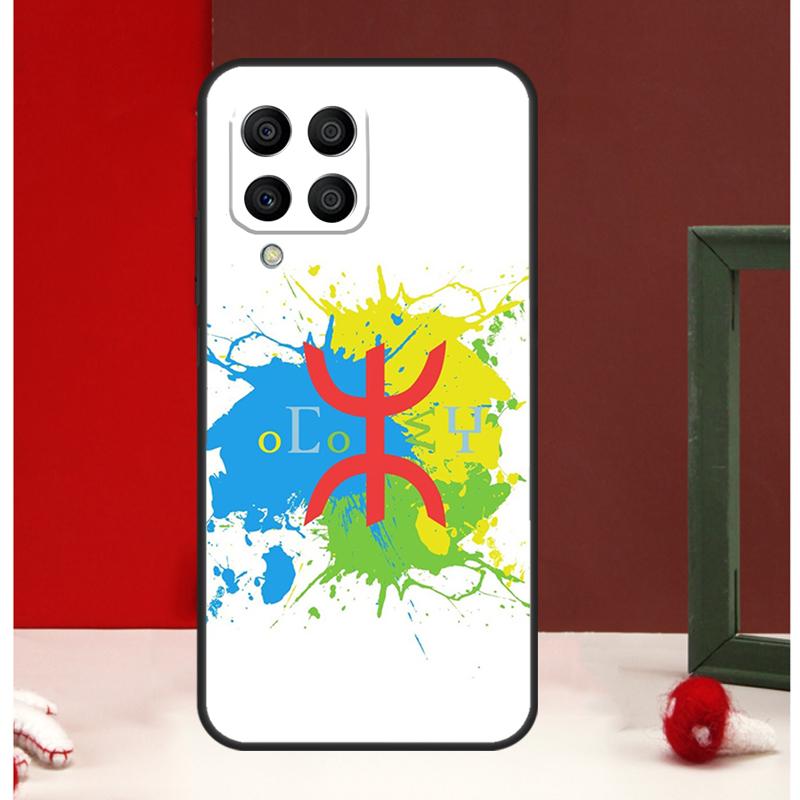 Amazigh Berber Flag Case For Samsung Galaxy M56 M36 M16 M31 M21 M13 M33 M53 M15 M35 M55 M12 M32 M52 M14 M34 M54