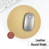 Customizable Multi-Color PU Leather Mouse Pad - Durable, Dirt-Resistant, Available In Square or Round Shapes.