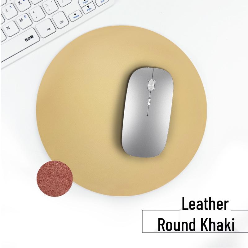 Customizable Multi-Color PU Leather Mouse Pad - Durable, Dirt-Resistant, Available In Square or Round Shapes.