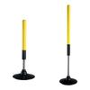 Basketball Football Training Aid Agility Rod Steel Shaft Sturdy Quick Return 0.6 Meter