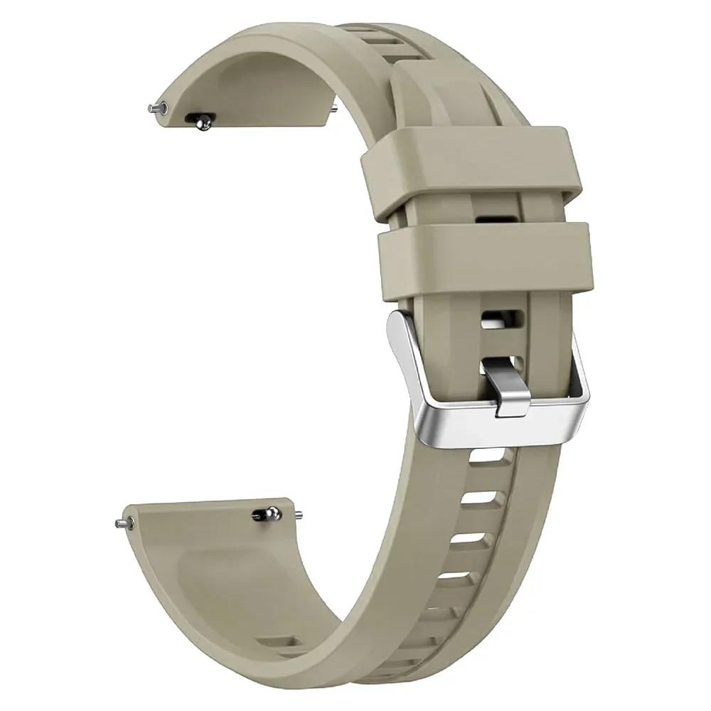 22mm Sports Strap For Huami Amazfit Bip 6 5/GTR 47mm 4/3Pro/Balance2 Silicone Wrist Band For Samsung Galaxy Watch3 45mm Bracelet