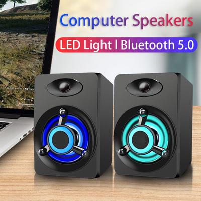 Malý reproduktor s LED dýchacím světlem - Výkonný stereo zvuk - Kompatibilní s iPhone, PC a dalšími - Přenosný a bezdrátový