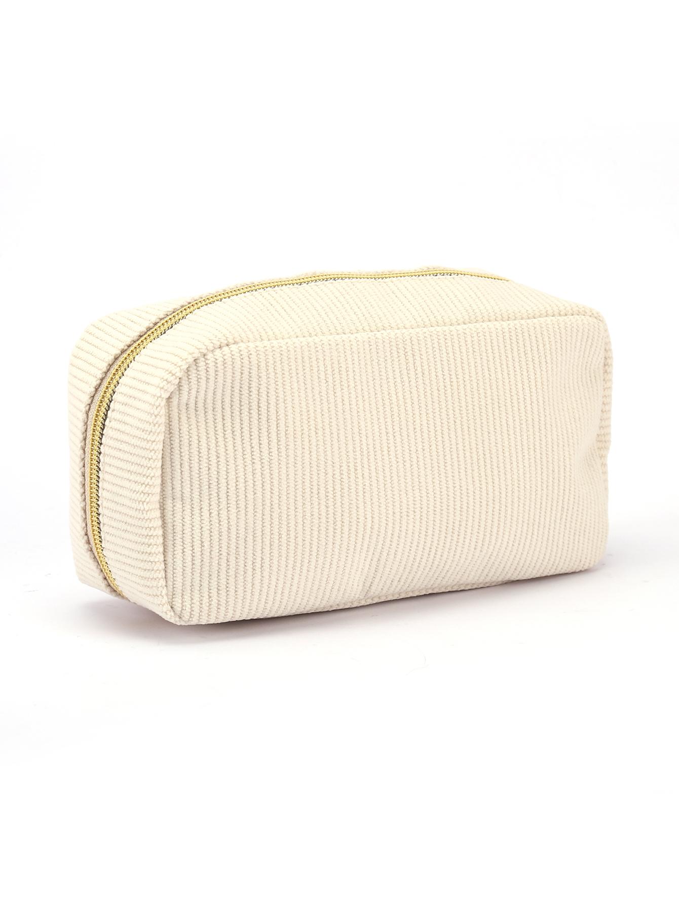 Durable Pencil Case Pouch Pen Bag School Pencil Cases With Zipper Back To School Kawaii Stationery Novelty Gifts Pencil Case бежевый