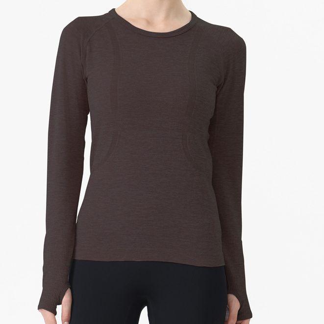 Women s Yoga Slim Fit Quick Dry Long Sleeve T-Shirt - Comfortable Round Neck Fitness & Pilates Wear XL