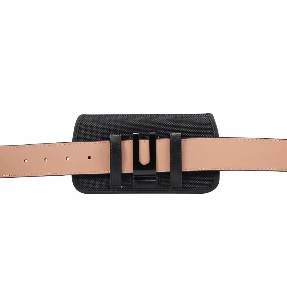 Flip Cover Oxford Cloth Phone Waist Bag Mobile Phone Case Belt Clip Phone Bag Phone Pouch