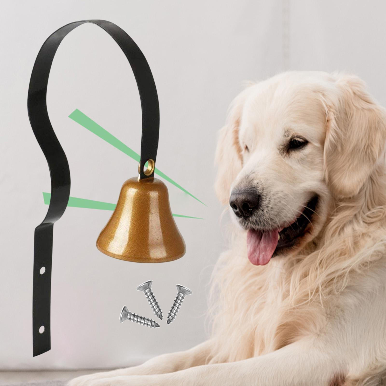 

Dog Bell Pet Metal Doorbell for Training Potty Housetraining Houserbreaking чёрный