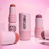Pinkflash Dewy Blush Stick - PK01 Grapefruit Heart| Cream Blush with Natural Dewy Finish | Lightweight, Buildable & Blendable | Shimmer Glow for Ra