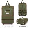 Expandable Large Capacity Foldable Travel Luggage with Universal Wheels (158 cm)