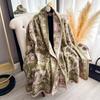 Women's Faux Cashmere Shawl Warm Neck Protection Jacquard Scarf Wrap Autumn Winter Style Functional Blanket