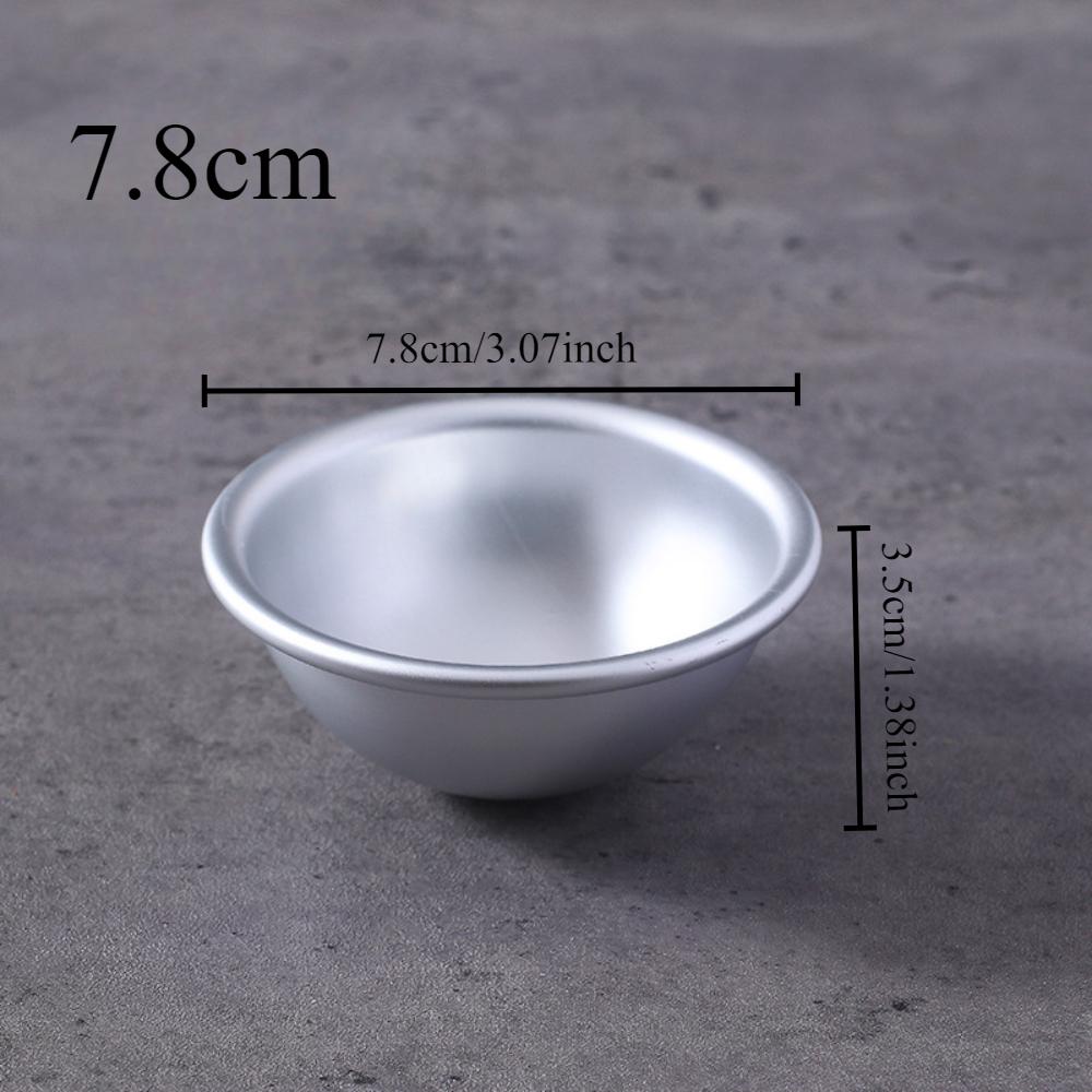 1PC Snowball Half Round Big Fortune Snow Meiniang Mold Half Round Glutinous Rice Cake Pudding Mold Mousse Cake Mold Pastry Tool
