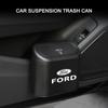 Car Trash Bin Hanging Vehicle Garbage Dust Case Storage Box For Ford Raptor Fiesta Focus 2 3 4 Mondeo Ecosport Mustang Fusion