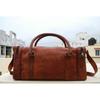 Gym Goat Leather Men Duffel Brown Travel Luggage Genuine Bag Vintage New Bag