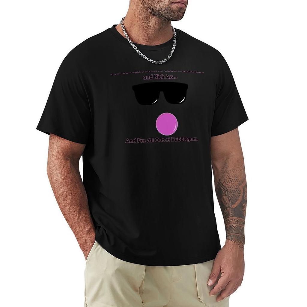 Here to chew bubblegum TShirt Anime tshirt luxury tshirt sweat clothes for men