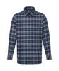 DAKS SHIRTS Easy Care Poly Blend Check Shirt Regular Fit Navy_Dlw2Shcl416N1