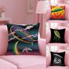 Band Rock L-Led Z-Zeppelins Cushion Cover Plush Fabric Soft Double-Sided Printed Sofa Warm Winter Home Gift Pillow Case