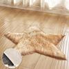 Machine Washable Modern Faux Fur Rug - Dirt-Resistant Living Room/Bedroom Mat