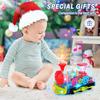 1Pc Electric Train Toy For Kids Transparent Gear Crawling Train With Light And Music Early Educational Toys Train Toys For Kids