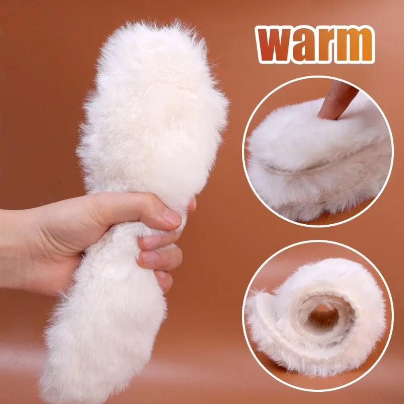 New Unisex Australia Sheepskin Insoles Natural Real Fur Wool Cashmere Snow Boot Shoe Pad Children Wool Insoles Warm Winter Shoes