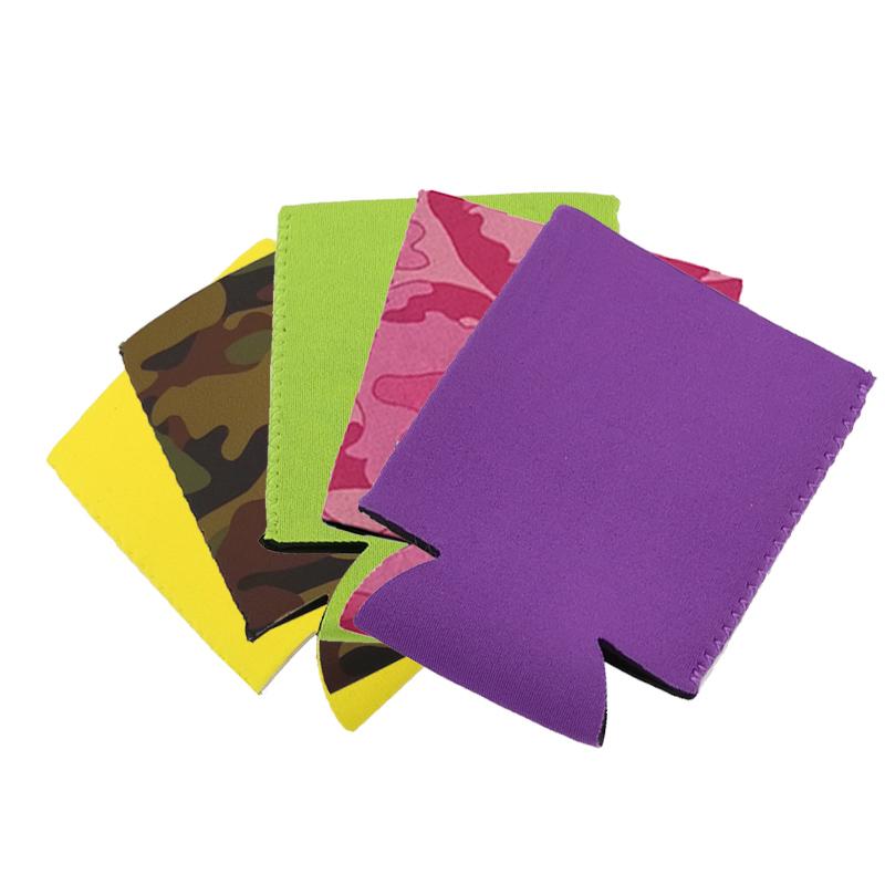 5 Stück Bierhüllen Camping Dosenbecher Soda Abdeckung Neopren Getränkekühler Tragbare Flasche Outdoor Hülle für Party Hochzeit Geburtstag