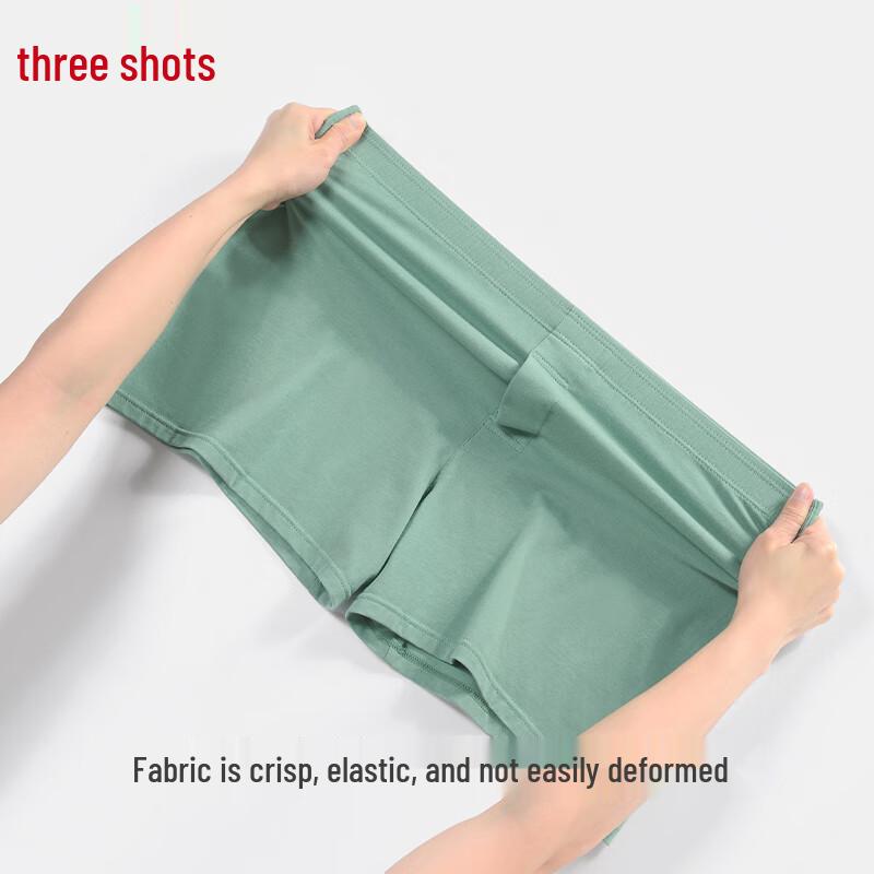 Sanquan Men's Pure Cotton Loose Boxer Shorts