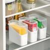 Tomato Sauce & Cheese Slice Storage Box with Lid: Fridge Door Organizer for Small Items