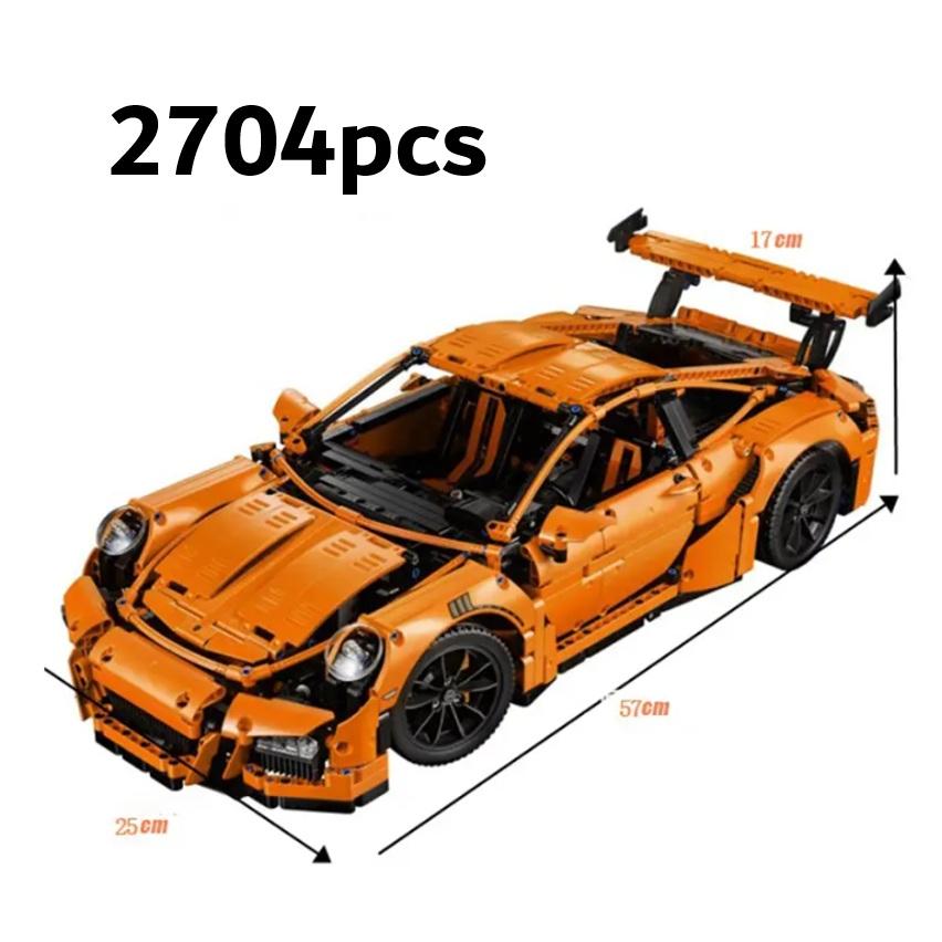 2704pcs classic film  42056 MOC Bricks GT3 RS Technicial Car Toys for Boys Gifts Kids Constructor Model Building Kits for Adults
