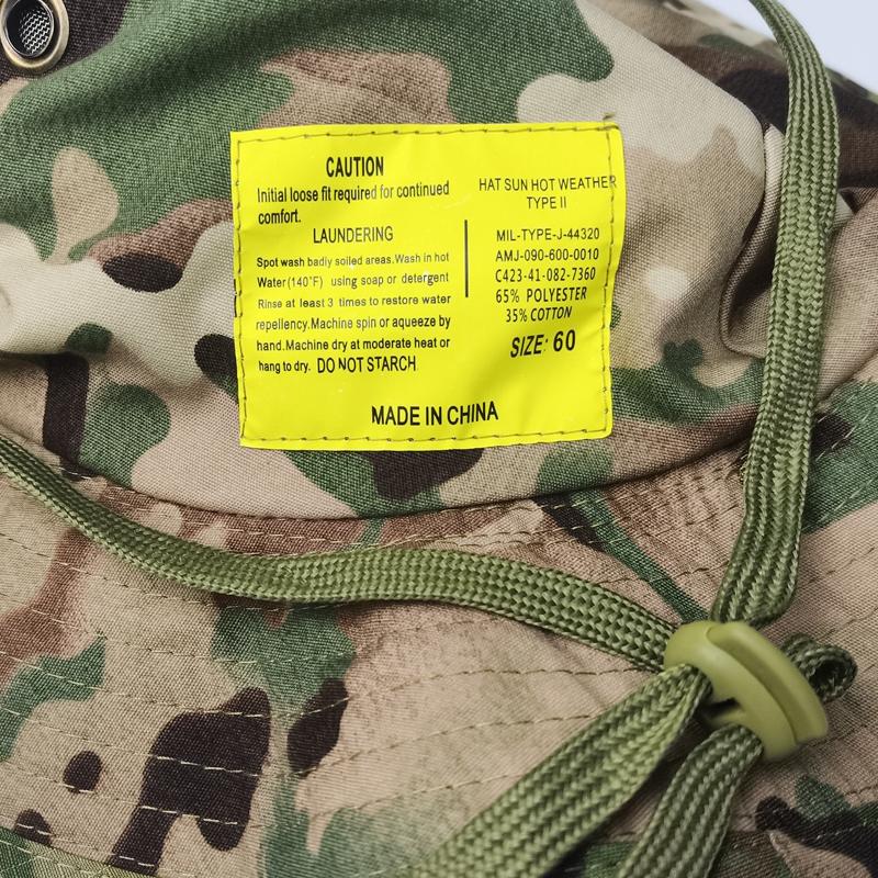 Camouflage Boonie-Hut, taktischer Hut mit breiter Krempe, für Männer und Frauen, Sonnenhut für Outdoor, Wandern, Angeln, Jagen, Sportkappen, faltbarer weicher Hut