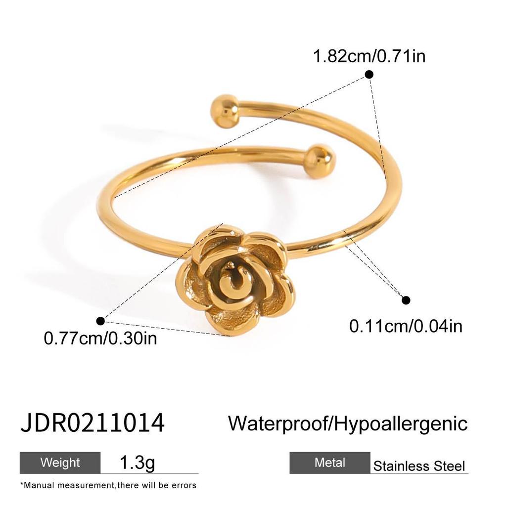 European and American Stainless Steel Line Ring Titanium Steel Does Not Fade Jewelry Niche Design Ring