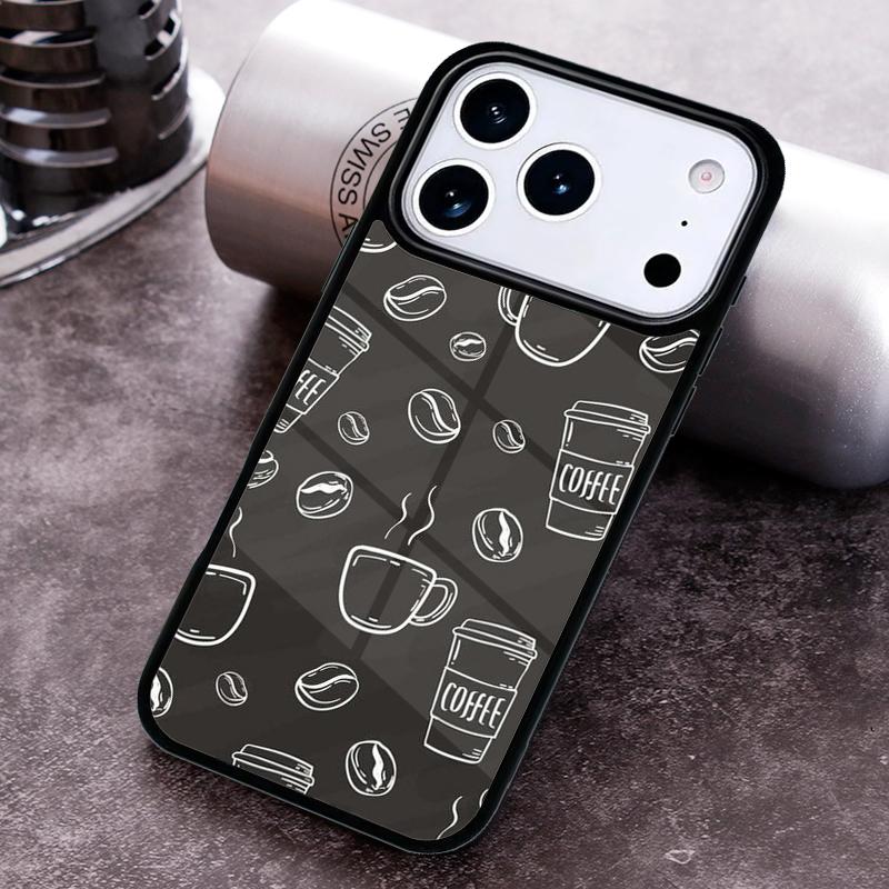 Coffee Wine Cup Phone Case For iPhone 17 16 15 14 13 12 11 Pro Max Plus 17Air Soft Silicone Cover