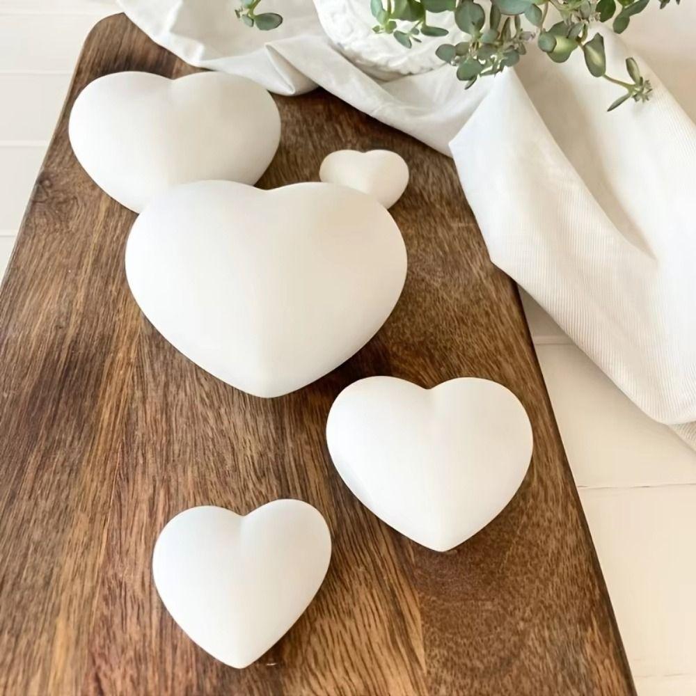 Reusable Chocolate Baking Mold S/M/L Love Heart Mold High-Quality 3D Heart Cake Mold  Candle Making