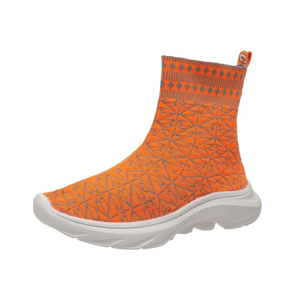 High Top Women's Shoes 2024 Spring New Casual Sports Thick Sole Casual Sports Women Platform Shoes Sneakers