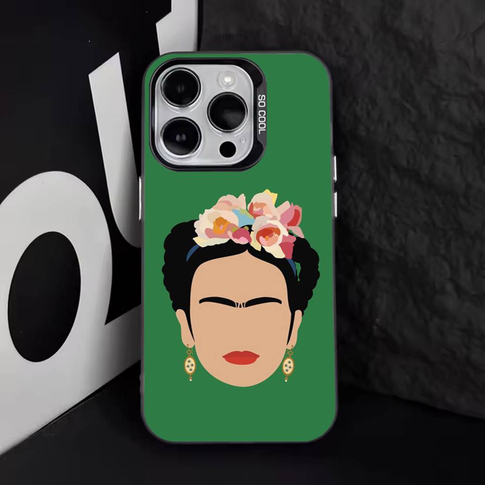 F-Frida-K-Kahlo-g Art Phone Case For iPhone 11,12,13,14,15,16,17,Pro,Max,Plus,E,Air,Mini IMD Matte Black iPhone13